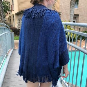 Pretty Angel Royal Blue Knitted Pashmina